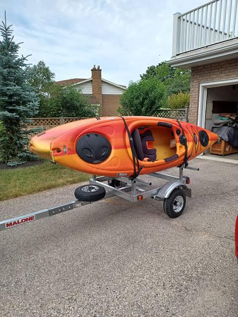 Kayak carriers trailers and watersports transport gear